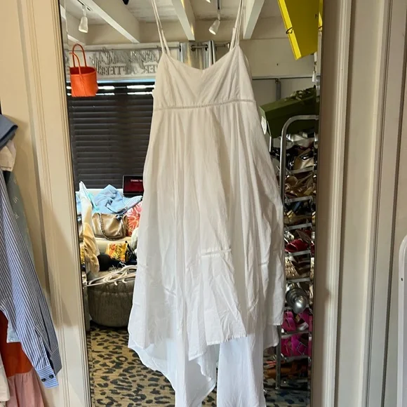 Forever 21 Dresses Forever 2 White Handkerchief Dress Size Medium Poshmark